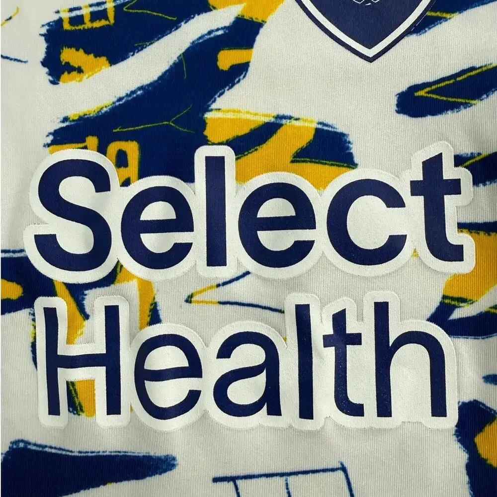 Adidas Real Salt Lake Tiro Graphic Soccer Jersey Training Top Men’s XS Slim Fit